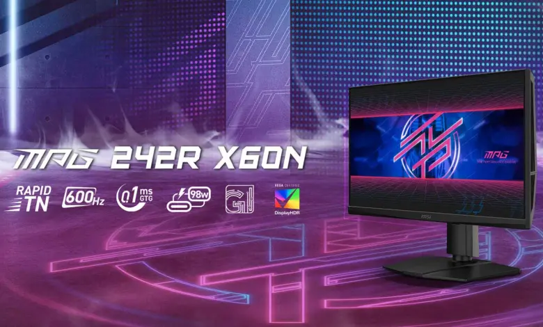 MSI dévoile le MPG 242R X60N, un moniteur de jeu Rapid TN pour l’esport 1 MSI MPG 242R X60N Couv