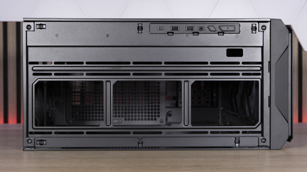MSI MPG Velox 300R Airflow PZ paroi supérieure emplacement ventilateurs