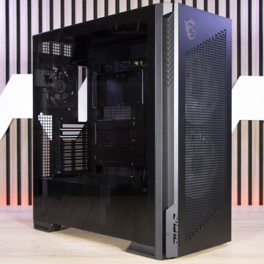MSI MPG Velox 300R Airflow PZ trois quarts avant