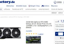 Mindfactory MSI RTX 5090 moins 2000 euros