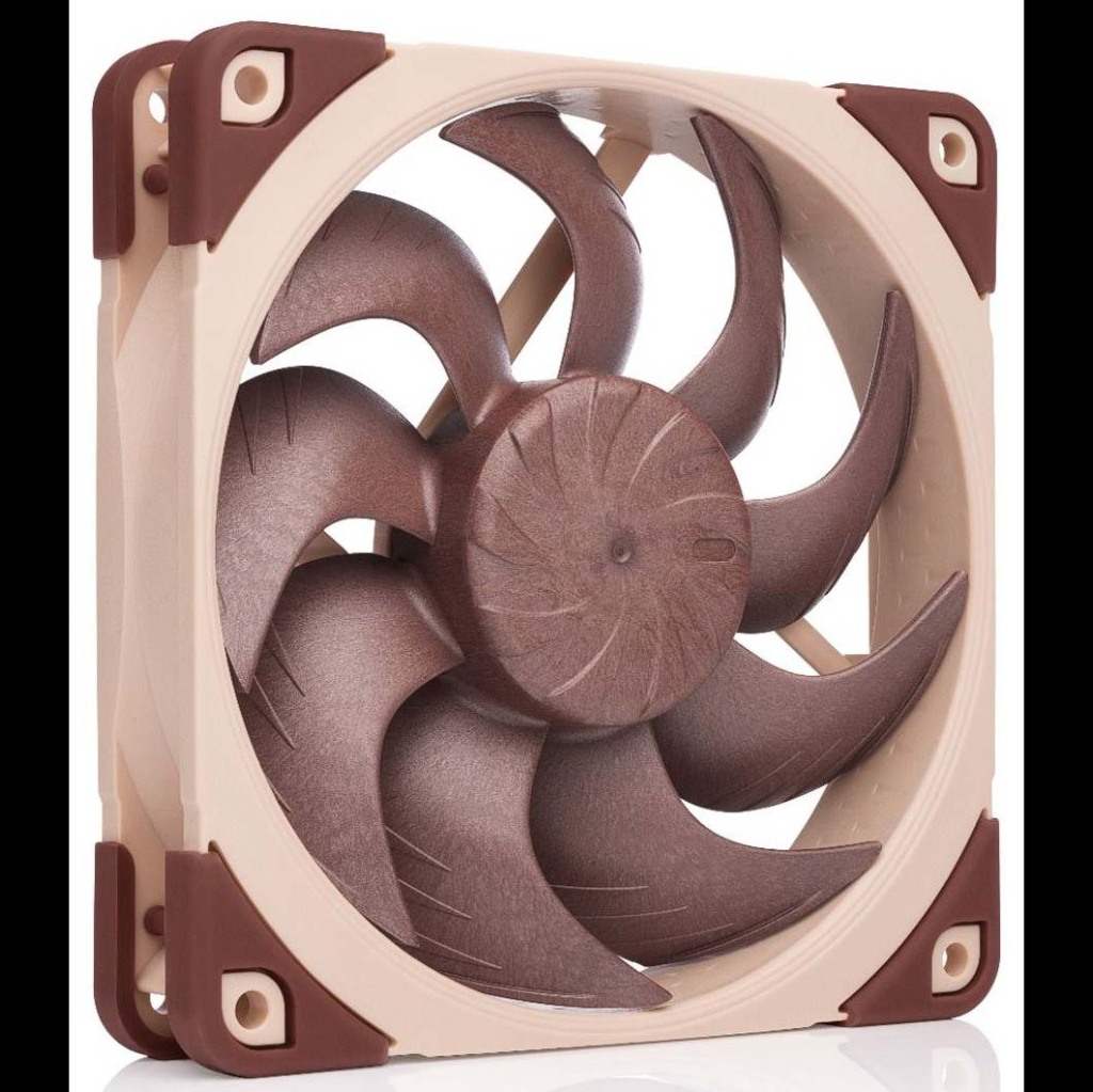 Noctua présente le ventilateur NF-A12x25 G2 de 120 mm nouvelle génération 2 Noctua NF-A12x25 G2 face