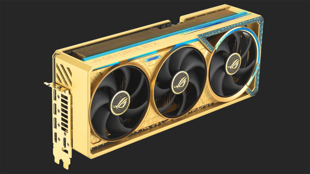 ASUS ROG Astral GeForce RTX 5080 Dhahab CORE OC : l’or continue de briller 2 ROG Astral GeForce RTX 5080 Dhahab CORE OC Edition 01