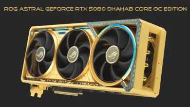 ROG Astral GeForce RTX 5080 Dhahab CORE OC Edition