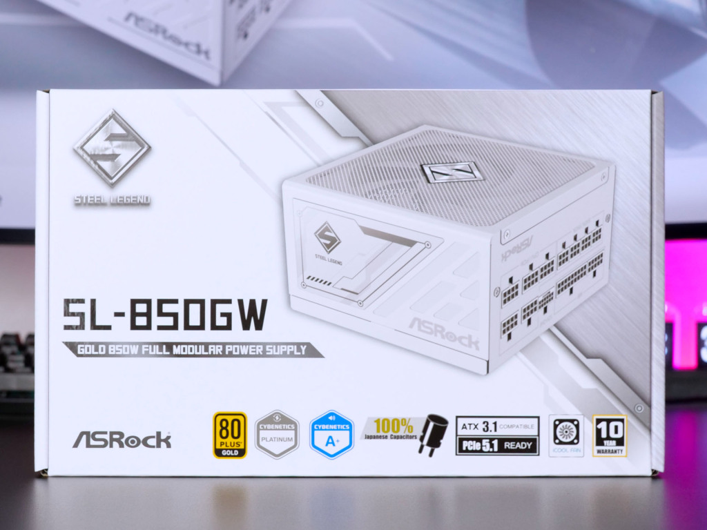 asrock steel legend SL 850GW box 01