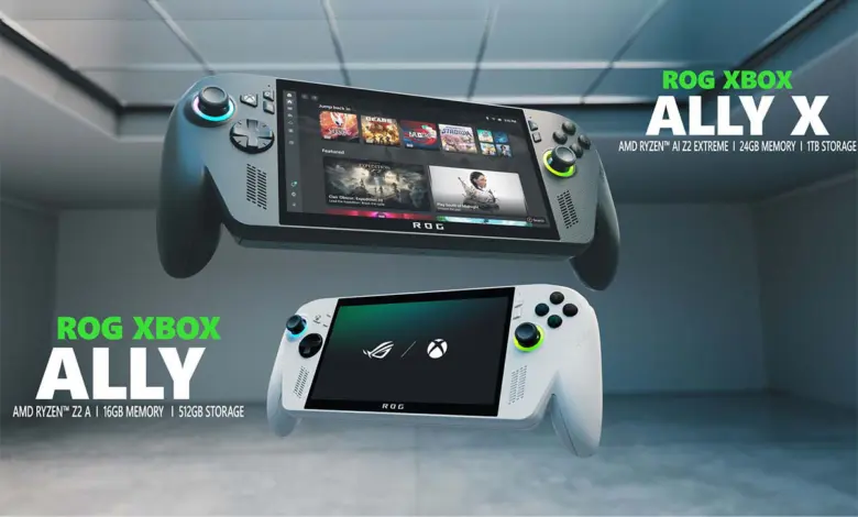 ROG Xbox Ally et Ally X : Microsoft secoue le marché des consoles portables en 2025 1 handheld rog xbox ally x