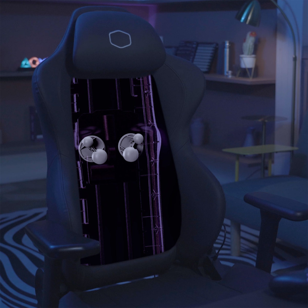 Chaises Gaming et Ergonomiques Cooler Master : Hybrid M, Hybrid 1 Ergo, Synk X et Motion 1 – Guide Complet 3 hybird m cooler master 02 massage