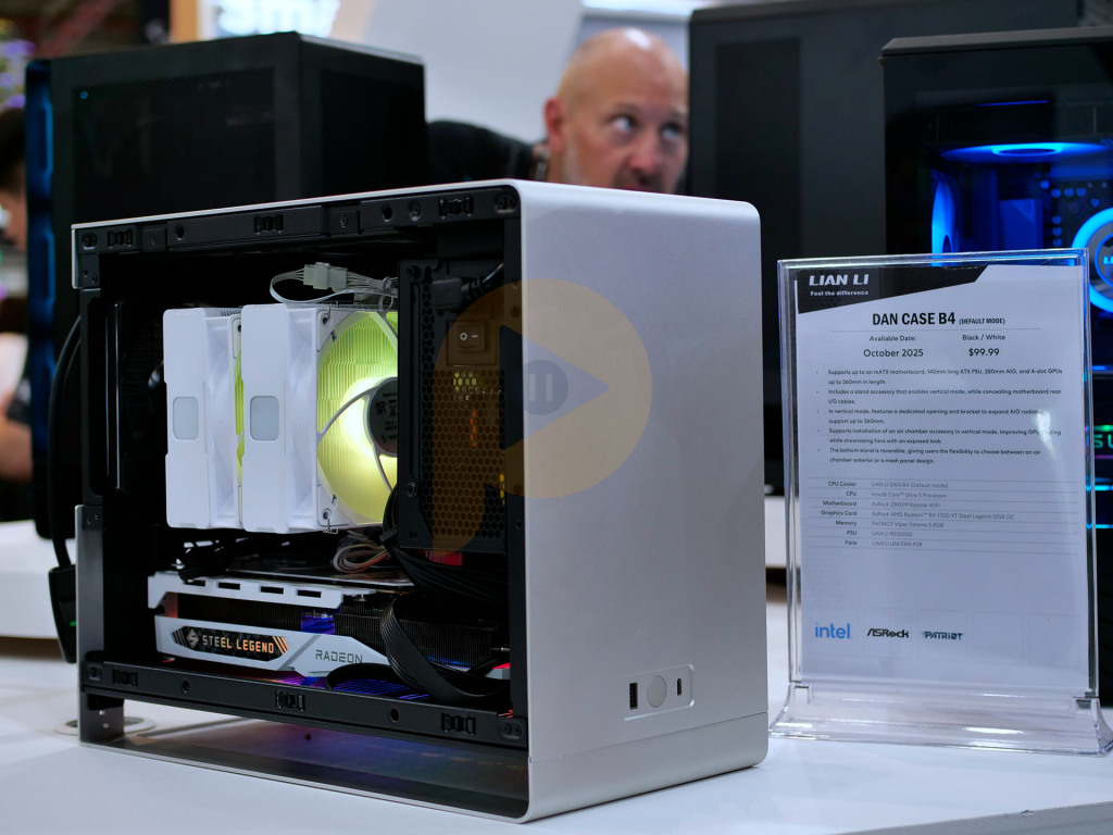 Lian Li au Computex 2025 : boîtiers, refroidissement, alimentation… Toutes les nouveautés dévoilées 9 lian li dan case b4 01