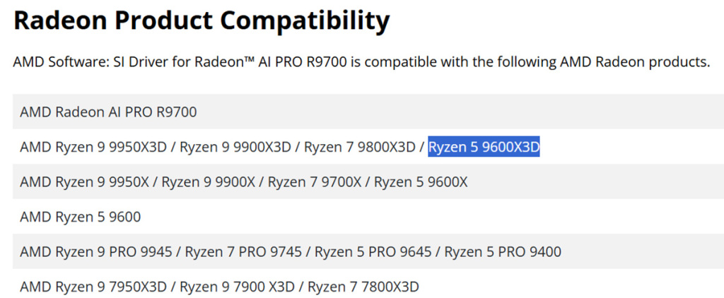 AMD Ryzen 5 9600X3D : le Zen 5 abordable avec 3D V-Cache est bien réel 2 listing amd ryzen 5 9600X3d