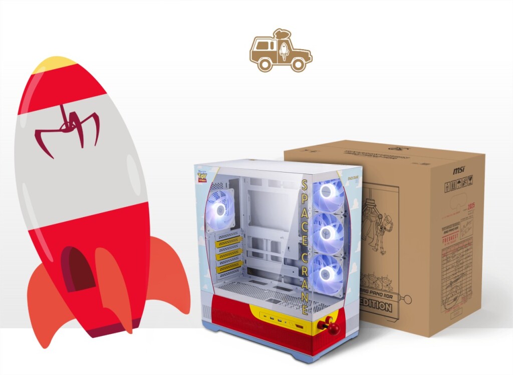 Collection Toy Story MSI : Buzz Lightyear et Woody prennent le contrôle du hardware 6 msi mag pano 110r toy story edition
