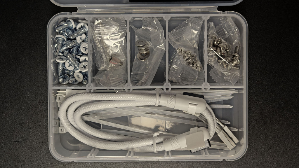 organisation interne de la boîte d’accessoires du 5000t lx rgb