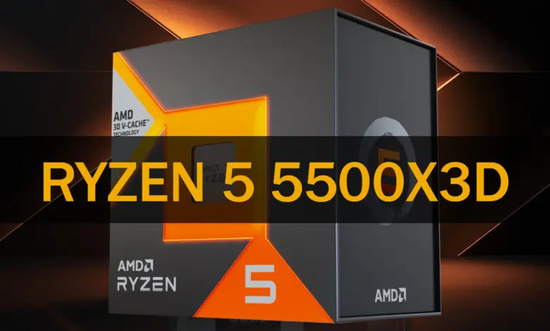 Ryzen 5 5500X3D : AMD réanime le socket AM4 avec un petit X3D plein de cache 1 ryzen 5 5500x3d