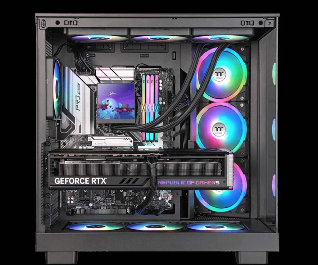MAGFloe Ultra ARGB Sync : Thermaltake lance ses AIO RGB haut de gamme 3 thermaltake MAGFloe Ultra ARGB Sync demo