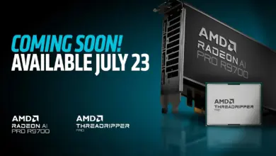 AMD Threadripper PRO 9000WX et Radeon AI PRO R9700 dispo le 23 juillet.