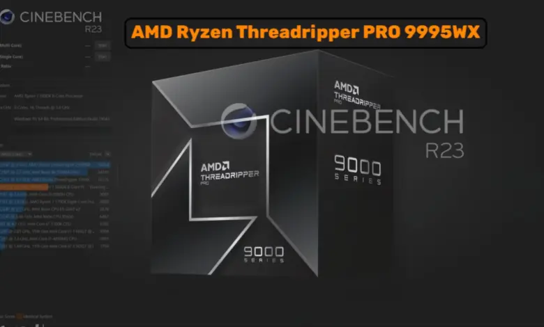 AMD threadripper pro 9995wx series Hero