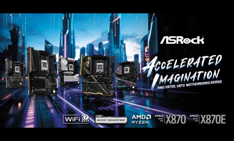 ASRock complète sa gamme de cartes mères AMD X870/X870E 1 ASRock AMD X870 Couv