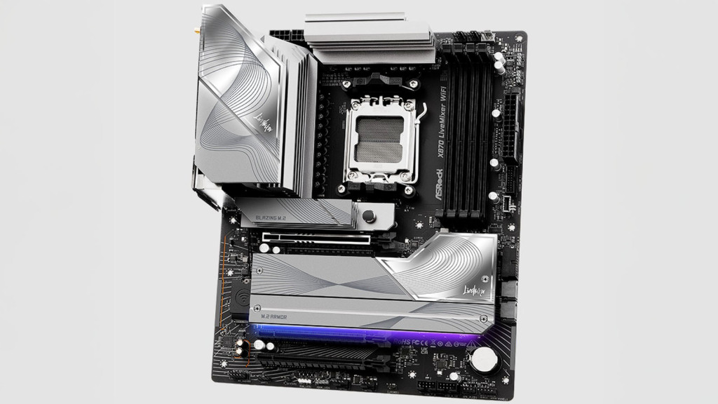 ASRock complète sa gamme de cartes mères AMD X870/X870E 5 ASRock AMD X870E LiveMixer WiFi