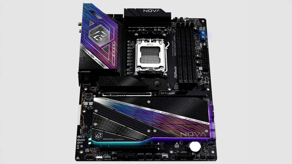 ASRock complète sa gamme de cartes mères AMD X870/X870E 4 ASRock AMD X870E NOVA WiFi