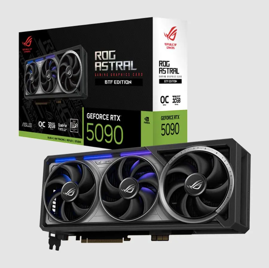 ASUS ROG Astral RTX 5090 BTF Edition : la techno GC-HPWR débarque, mais l'addition est salée 4 ASUS ROG Astral RTX 5090 BTF Edition boite