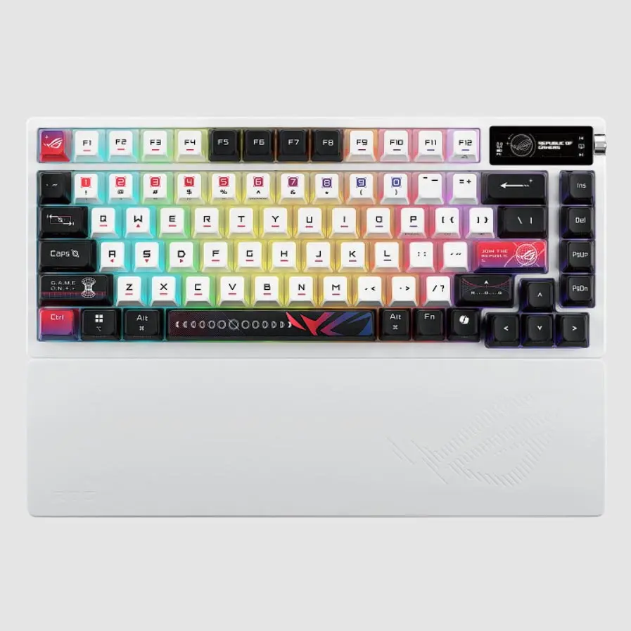 Le clavier ultra haut de gamme Asus ROG Azoth X est vendu en Allemagne à 329,90 euros 2 Asus ROG Azoth X dessus