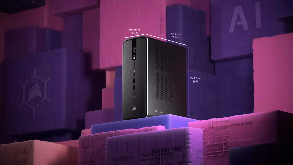 CORSAIR lance l’AI WORKSTATION 300 : mini PC taillé pour l’IA locale 2 CORSAIR AI WORKSTATION 300
