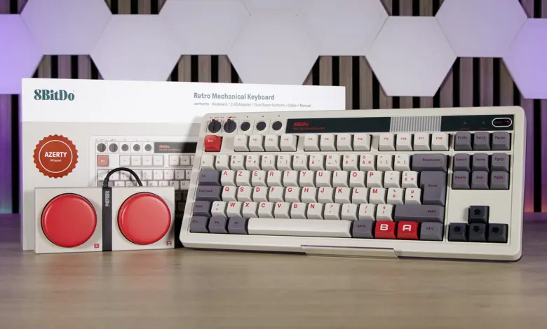 Clavier mécanique rétro 8BitDo cOUV