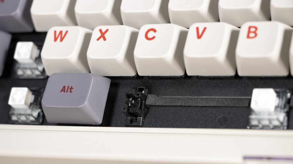 Clavier mécanique rétro 8BitDo stabilisateurs