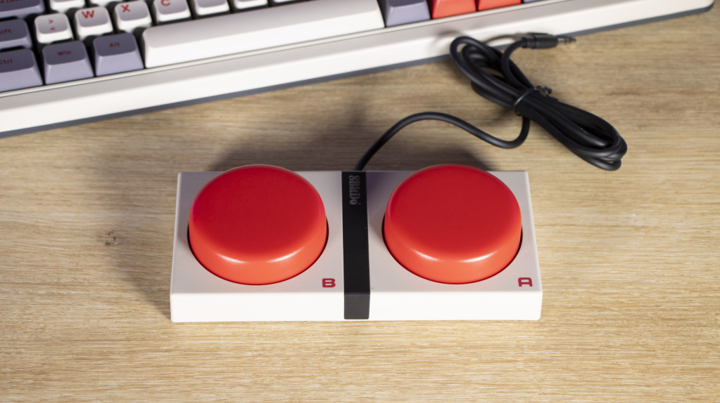 Clavier mécanique rétro 8BitDo super boutons dessus