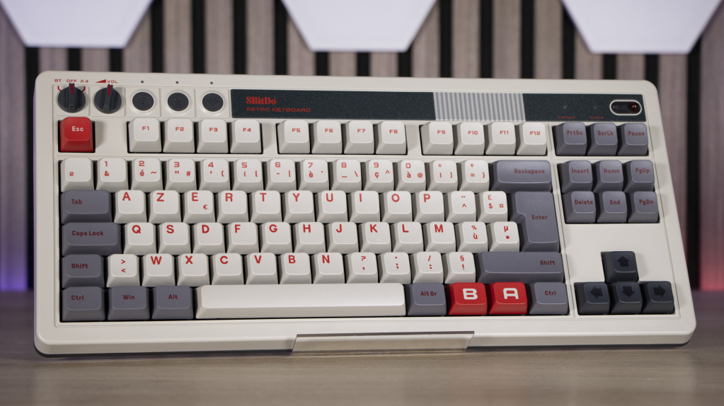 Clavier mécanique rétro 8BitDo vue globale