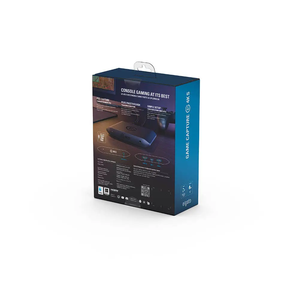 Elgato Game Capture 4K S : une solution de capture externe grand public 6 Elgato Game Capture 4K S boite dos