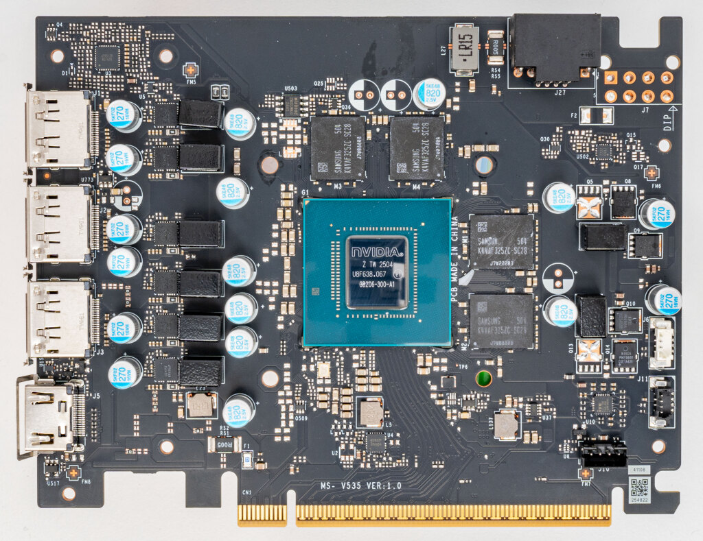 GeForce RTX 5060 Ti 16G GAMING TRIO OC pcb 01