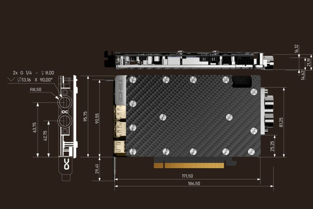 GeForce RTX 5090 et 5080 Frostbite Pro : INNO3D dévoile ses monstres watercoolés en 1 slot 4 INNO3D Frostbite Pro wb rtx 50 01