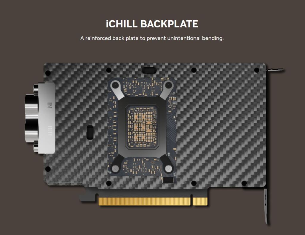 GeForce RTX 5090 et 5080 Frostbite Pro : INNO3D dévoile ses monstres watercoolés en 1 slot 5 INNO3D Frostbite Pro wb rtx 50 02
