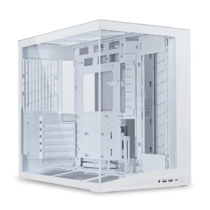 Lian Li dévoile le nouveau boîtier compact ATX O11D MINI V2 3 Lian Li O11D MINI V2 blanc face