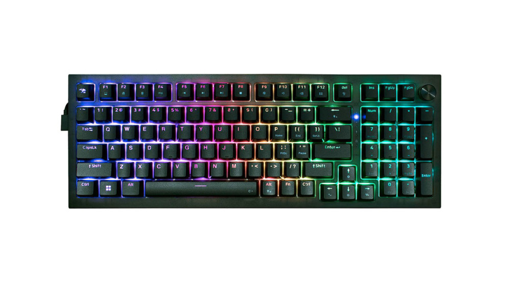iBUYPOWER lance le clavier sans fil MK9 Pro RGB 2 MK9 Pro RGB noir face