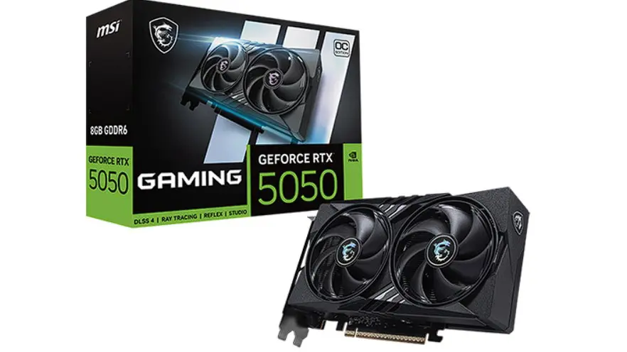 MSI lance ses cartes graphiques NVIDIA GeForce RTX 5050 3 MSI RTX 5050 gaming