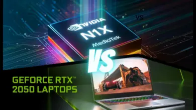NVIDIA N1x vs GPU RTX 2050 mobile