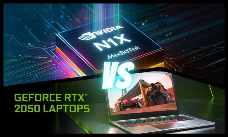 NVIDIA N1x vs GPU RTX 2050 mobile