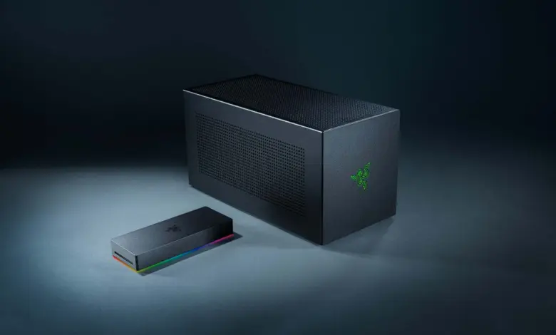 Station d’accueil RAZER Thunderbolt 5 et boîtier graphique externe RAZER Core X V2 1 RAZER Thunderbolt 5 Core X V2 Couv
