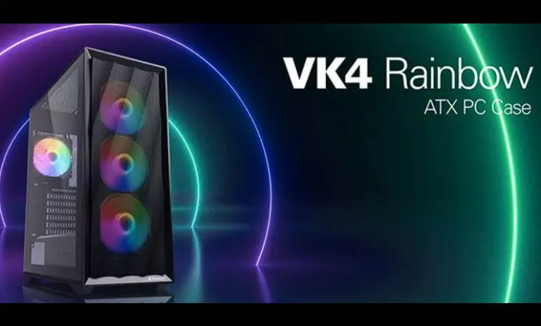 Sharkoon lance les boîtiers ATX VK4 Rainbow et VK4 ARGB 1 Sharkoon VK4 Couv