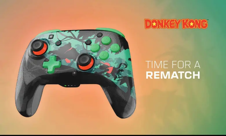Manette sans fil Turtle Beach Rematch : Donkey Kong pour Switch 1 Turtle Beach Rematch Donkey Kong Couv