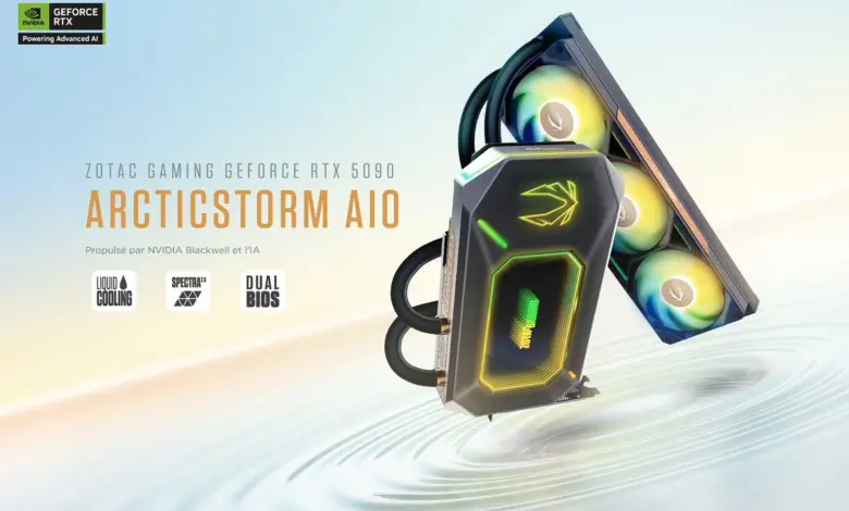ZOTAC Gaming RTX 5090 ArcticStorm AIO Couv