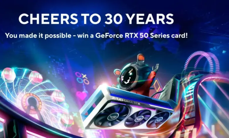 asus rtx 5080 30e anniversaire