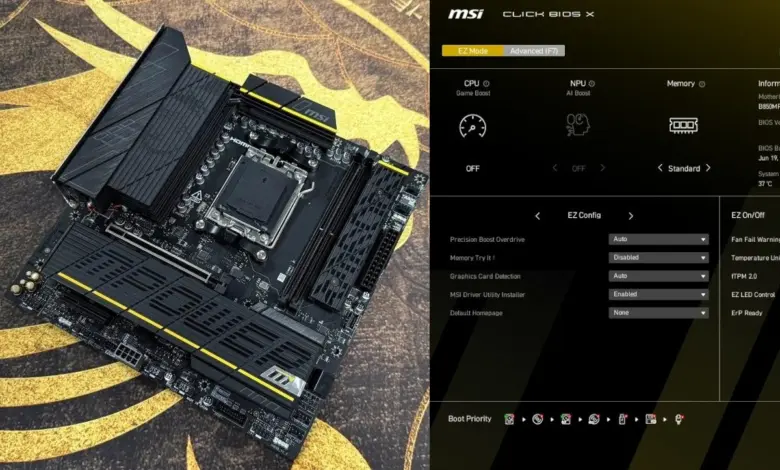 Un retour aux sources pour MSI avec sa B850MPOWER, pensée pour les overclockeurs sur Ryzen AM5 1 b850mpower hero