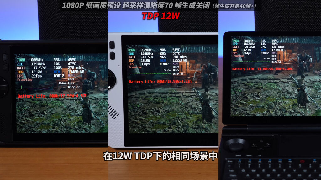 MSI Claw 8 Ryzen Z2 Extreme : AMD débarque en force dans les consoles portables 6 msi claw a8 bz2em Ryzen Z2 Extreme power bench