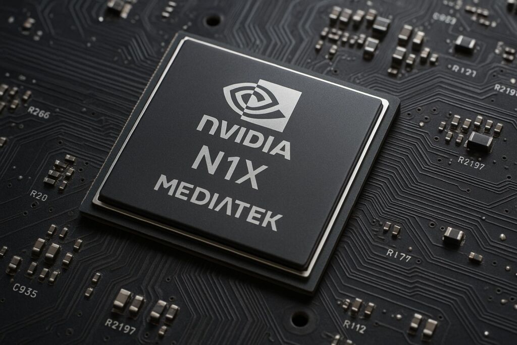 NVIDIA N1X : retard confirmé pour le SoC promis, pas de lancement avant 2026 2 nvidia n1x mediatek soc chipset illustration
