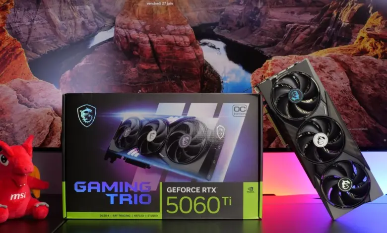 test msi GeForce RTX 5060 Ti 16G GAMING TRIO OC