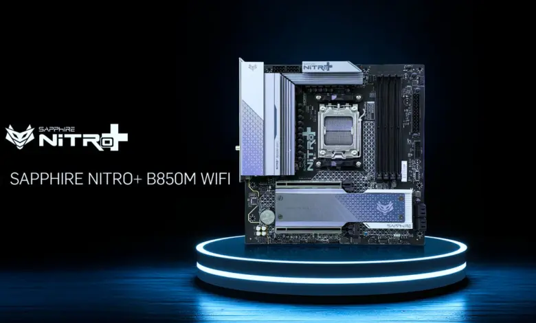 Sapphire présente sa carte mère NITRO+ B850M Wifi pour Ryzen 9000 5 52123 01 40G sapphire nitro b850m wifi