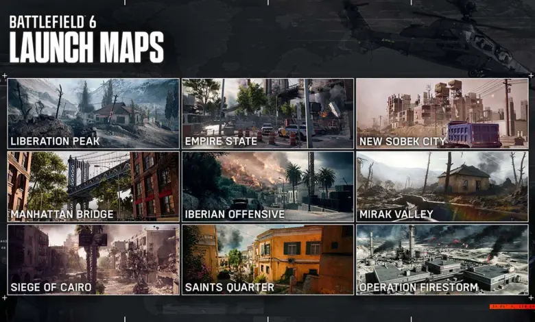 Battlefield 6 : 9 cartes multijoueur confirmées au lancement, entre combat urbain et chaos total 1 9 cartes mutlijoueur lancement Battlefield 6