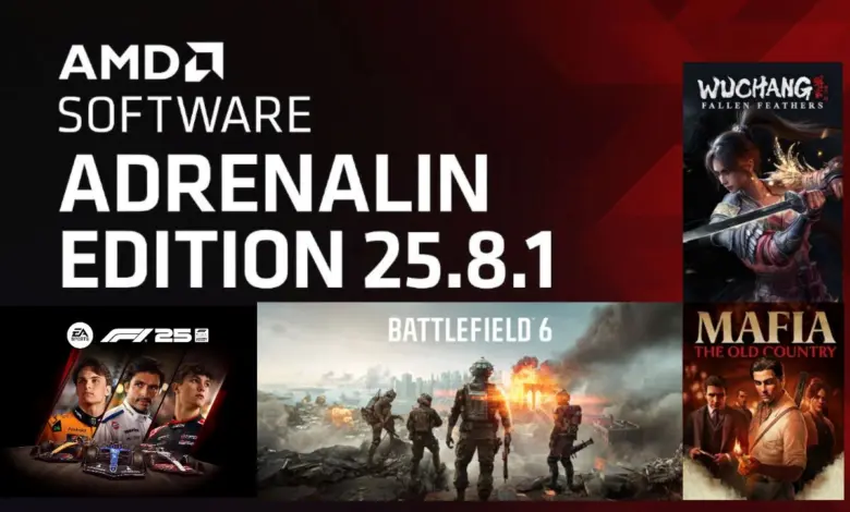 AMD Adrenalin 25.8.1 hero