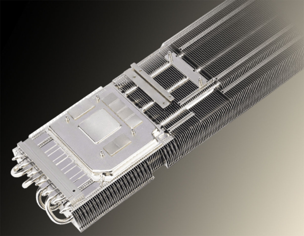 ASUS GeForce RTX 5080 Noctua Edition : la carte graphique gaming la plus silencieuse 2 ASUS GeForce RTX 5080 Noctua heatsink design